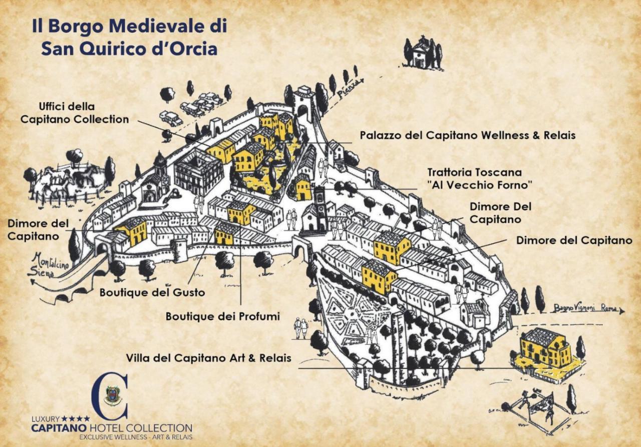 Torre Camaldoli B&B - Borgo Capitano Collection - Albergo Diffuso San Quirico dʼOrcia Eksteriør bilde